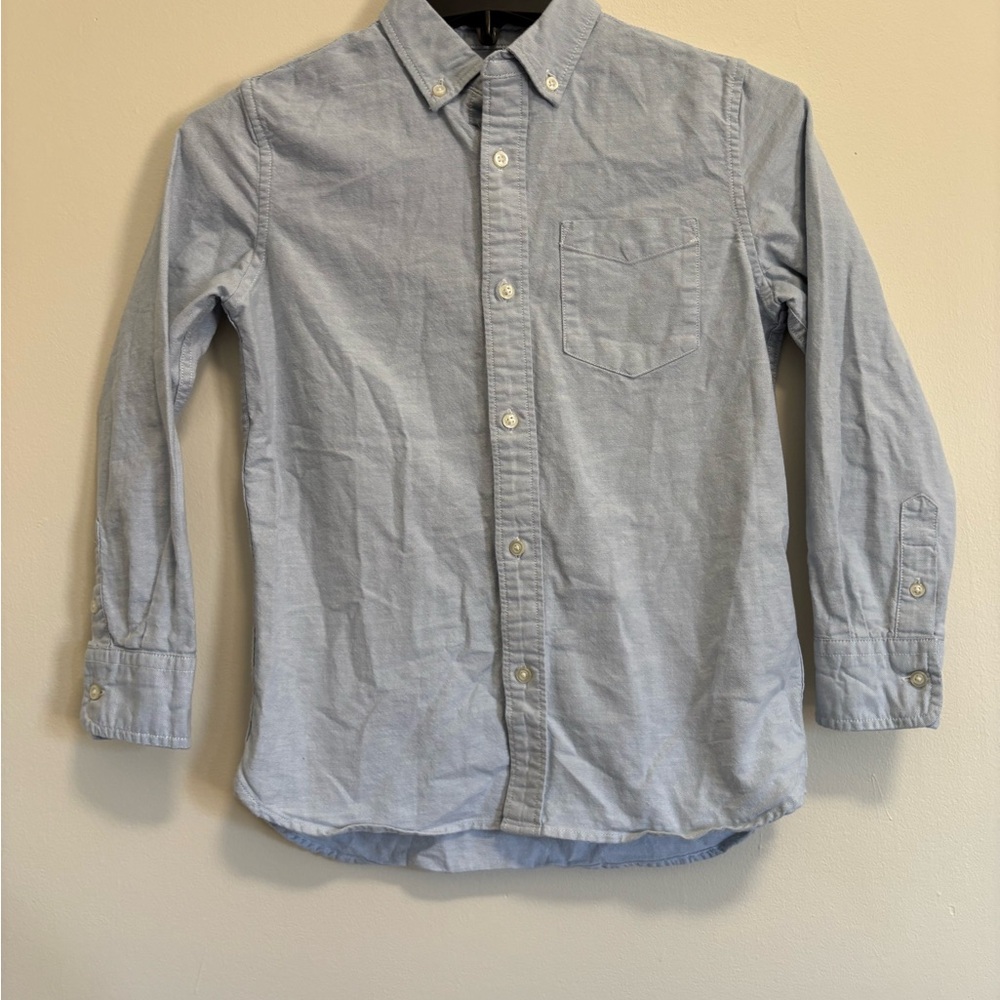 GAP Boys Casual Light Blue Button-Down Shirt